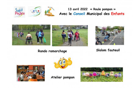 Roule pompon à Saint Pavace